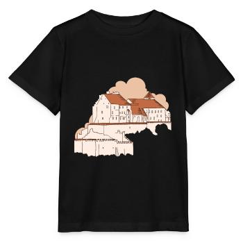 Burghausen - Bavière - T-shirt bio MINI CREATOR Stanley/Stella Enfant - noir - Devant - Mikhail (115cm)