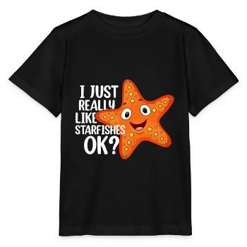 Seestern - Stanley/Stella Kinder T-Shirt MINI CREATOR  - Schwarz - Vorne - Mikhail (115cm)