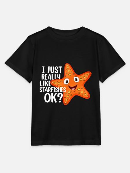 Seestern - Stanley/Stella Kinder T-Shirt MINI CREATOR - Schwarz