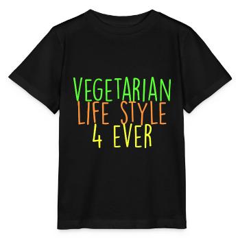 mode de vie végétarien 4 ever - T-shirt bio MINI CREATOR Stanley/Stella Enfant - noir - Devant - Mikhail (115cm)