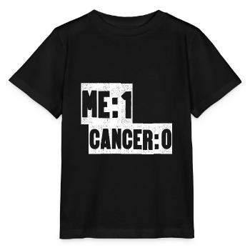 Le cancer vainc la guérison du cancer du sein - T-shirt bio MINI CREATOR Stanley/Stella Enfant - noir - Devant - Mikhail (115cm)