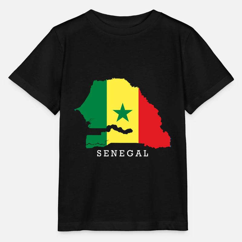 Sénégal - T-shirt bio MINI CREATOR Stanley/Stella Enfant - noir