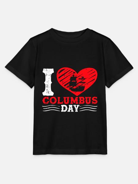 Christopher Columbus - Stanley/Stella Kinder T-Shirt MINI CREATOR - Schwarz