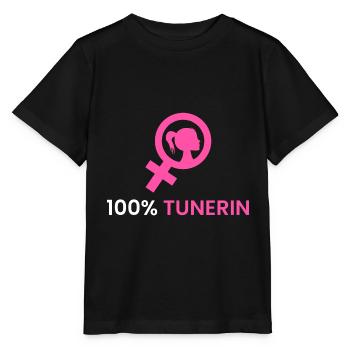 100% Tuner - T-shirt bio MINI CREATOR Stanley/Stella Enfant - noir - Devant - Mikhail (115cm)