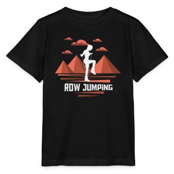 Rope Jumping Rope Jumping Frau - Stanley/Stella Kinder T-Shirt MINI CREATOR  - Schwarz - Vorne - Mikhail (115cm)