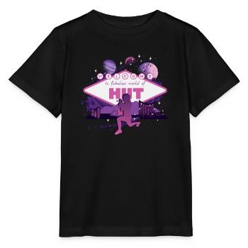 Fabuleux monde du HIIT - T-shirt bio MINI CREATOR Stanley/Stella Enfant - noir - Devant - Mikhail (115cm)