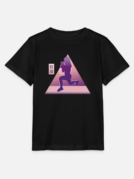 Vaporwave HIIT - Stanley/Stella Kinder T-Shirt MINI CREATOR - Schwarz