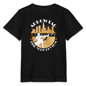 Arrowtag Rythme - T-shirt bio MINI CREATOR Stanley/Stella Enfant - noir - Devant - Mikhail (115cm)