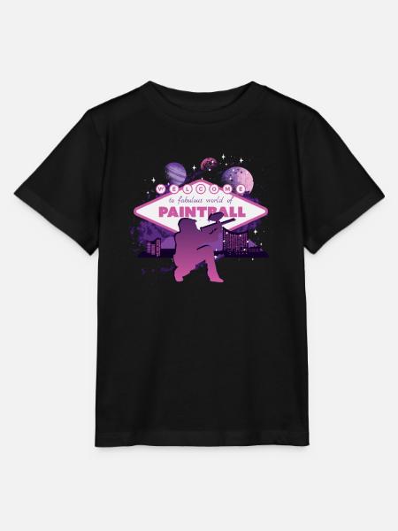 Fabelhafte Welt des Paintball - Stanley/Stella Kinder T-Shirt MINI CREATOR - Schwarz