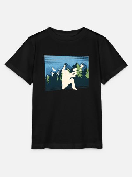 Paintball Paintballspieler - Stanley/Stella Kinder T-Shirt MINI CREATOR - Schwarz