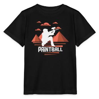 Joueur de Paintball Paintball - T-shirt bio MINI CREATOR Stanley/Stella Enfant - noir - Devant - Mikhail (115cm)