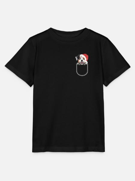 Australian Shepherd Frohe Weihnachten - Stanley/Stella T-shirt MINI CREATOR til børn - sort