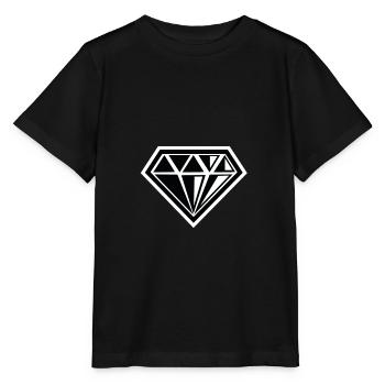 Diamant diamant - T-shirt bio MINI CREATOR Stanley/Stella Enfant - noir - Devant - Mikhail (115cm)