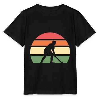 Hockey hockey de hockey coach - T-shirt bio MINI CREATOR Stanley/Stella Enfant - noir - Devant - Mikhail (115cm)