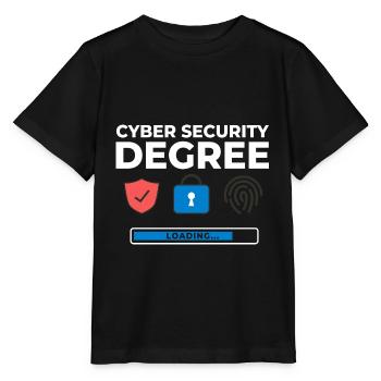 Cyber Security Information Computer Sicherheit - Stanley/Stella Kinder T-Shirt MINI CREATOR  - Schwarz - Vorne - Mikhail (115cm)