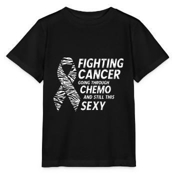 Lutte contre le cancer drôle de sensibilisation au cancer carcinoïde - T-shirt bio MINI CREATOR Stanley/Stella Enfant - noir - Devant - Mikhail (115cm)