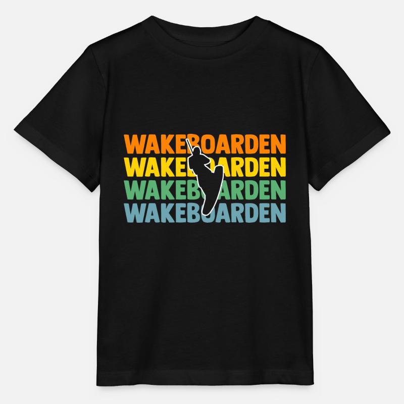 Wakeboarder Wakeboard Wakeboarding - Stanley/Stella Kinder T-Shirt MINI CREATOR  - Schwarz