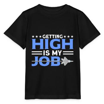 SE DÉFONCER EST MON TRAVAIL Cadeaux - T-shirt bio MINI CREATOR Stanley/Stella Enfant - noir - Devant - Mikhail (115cm)