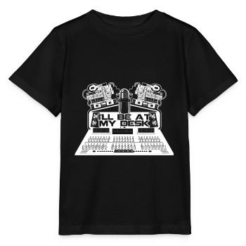 Desks for audiophiles and sound engineers gift - Stanley/Stella MINI CREATOR Kids’ T-Shirt - black - Front - Mikhail (115cm)