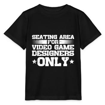 Video Game Designer - Stanley/Stella Kinder T-Shirt MINI CREATOR  - Schwarz - Vorne - Mikhail (115cm)