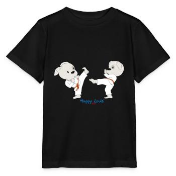 Happy Louis - KARATE DUO - Stanley/Stella MINI CREATOR Kids’ T-Shirt - black - Front - Mikhail (115cm)
