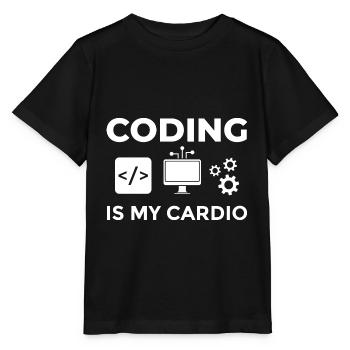 Développeur de logiciels de développement de logiciels - T-shirt bio MINI CREATOR Stanley/Stella Enfant - noir - Devant - Mikhail (115cm)