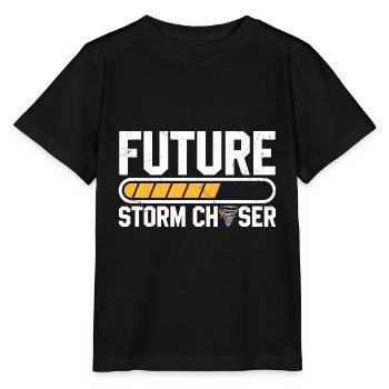 Storm Chasing - Stanley/Stella Kinder T-Shirt MINI CREATOR  - Schwarz - Vorne - Mikhail (115cm)