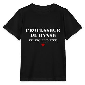 Professeur de danse - T-shirt bio MINI CREATOR Stanley/Stella Enfant - noir - Devant - Mikhail (115cm)