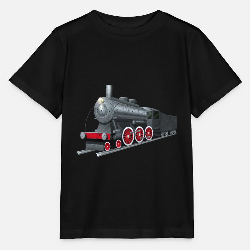 train - Stanley/Stella MINI CREATOR Kids’ T-Shirt - black