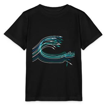Audio Kabel Welle Elektro Musiker Tontechniker - Stanley/Stella Kinder T-Shirt MINI CREATOR  - Schwarz - Vorne - Mikhail (115cm)