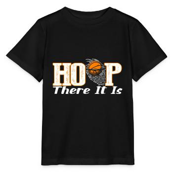 Basketball Hoop There It Is - Stanley/Stella MINI CREATOR Kids’ T-Shirt - black - Front - Mikhail (115cm)