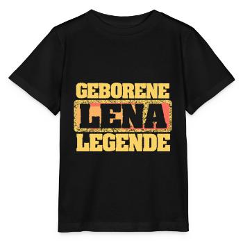 Lena - Stanley/Stella Kinder T-Shirt MINI CREATOR  - Schwarz - Vorne - Mikhail (115cm)
