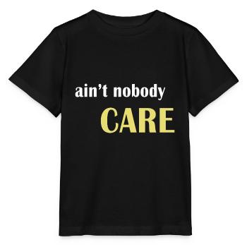 Personne ne s’en soucie - T-shirt bio MINI CREATOR Stanley/Stella Enfant - noir - Devant - Mikhail (115cm)