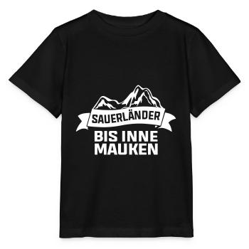 Sauerländer bis inne Mauken Sauerland - Stanley/Stella Kinder T-Shirt MINI CREATOR  - Schwarz - Vorne - Mikhail (115cm)