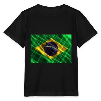 Brésil - T-shirt bio MINI CREATOR Stanley/Stella Enfant - noir - Devant - Mikhail (115cm)