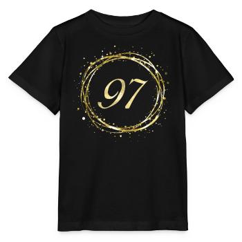97 - T-shirt bio MINI CREATOR Stanley/Stella Enfant - noir - Devant - Mikhail (115cm)