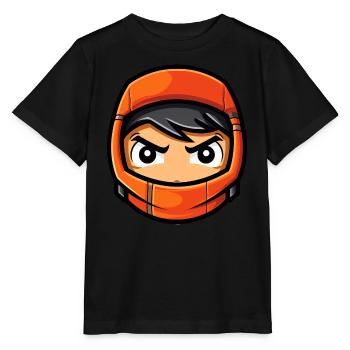 Süßer Halloween Ninja - Stanley/Stella Kinder T-Shirt MINI CREATOR  - Schwarz - Vorne - Mikhail (115cm)