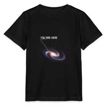 La Voie Lactée - T-shirt bio MINI CREATOR Stanley/Stella Enfant - noir - Devant - Mikhail (115cm)