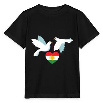 Kurdistan Kurdistan Kurdistan Kurdista Drôle - T-shirt bio MINI CREATOR Stanley/Stella Enfant - noir - Devant - Mikhail (115cm)
