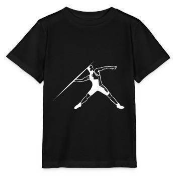 Speer wirf Sport Sporttrainer Gift - Stanley/Stella Kinder T-Shirt MINI CREATOR  - Schwarz - Vorne - Mikhail (115cm)