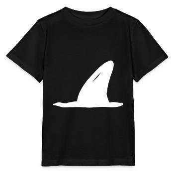 Hai Flosse, Haifischflosse Shirt Shark Kinder Kids - Stanley/Stella Kinder T-Shirt MINI CREATOR  - Schwarz - Vorne - Mikhail (115cm)