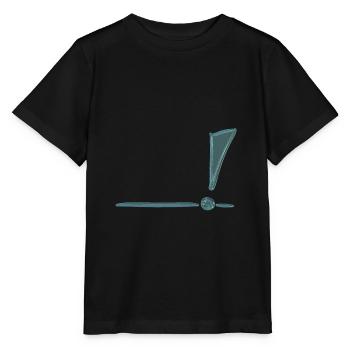 Point d’exclamation - T-shirt bio MINI CREATOR Stanley/Stella Enfant - noir - Devant - Mikhail (115cm)
