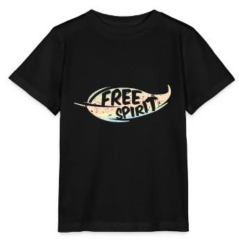 Free Spirit / - Stanley/Stella Kinder T-Shirt MINI CREATOR  - Schwarz - Vorne - Mikhail (115cm)