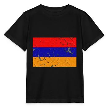 Armenia - Stanley/Stella MINI CREATOR Kids’ T-Shirt - black - Front - Mikhail (115cm)