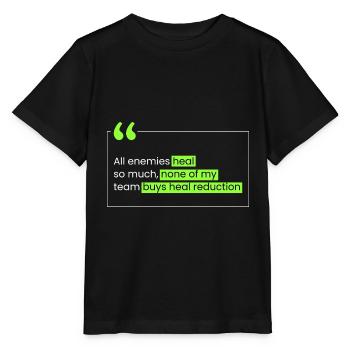 Personne n’achète la réduction de la guérison. - T-shirt bio MINI CREATOR Stanley/Stella Enfant - noir - Devant - Mikhail (115cm)