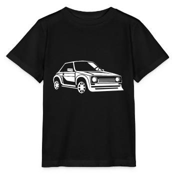 Rallye-Fahrzeug - Stanley/Stella Kinder T-Shirt MINI CREATOR  - Schwarz - Vorne - Mikhail (115cm)