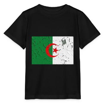 Algerien - Stanley/Stella Kinder T-Shirt MINI CREATOR  - Schwarz - Vorne - Mikhail (115cm)
