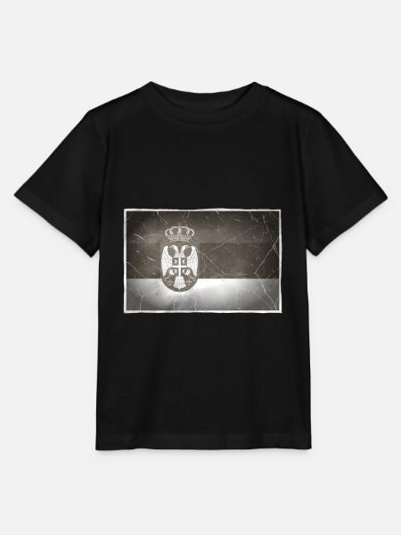 Serbien - Stanley/Stella Kinder T-Shirt MINI CREATOR  - Schwarz