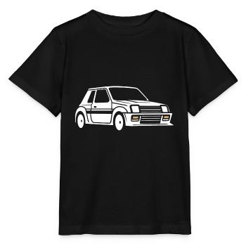 Rallye-Fahrzeug - Stanley/Stella Kinder T-Shirt MINI CREATOR  - Schwarz - Vorne - Mikhail (115cm)