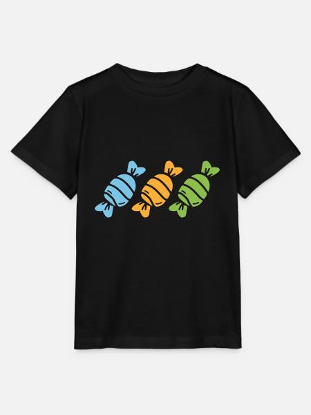 Süßigkeiten - Stanley/Stella Kinder T-Shirt MINI CREATOR  - Schwarz